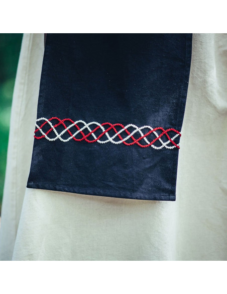 Delantal vikingo negro modelo Bua