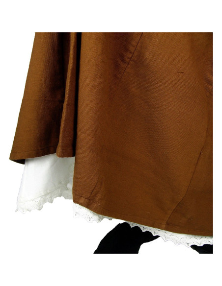 Manon Petticoat mit Rüschen, naturweiß