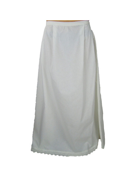 Manon petticoat met ruches, wit