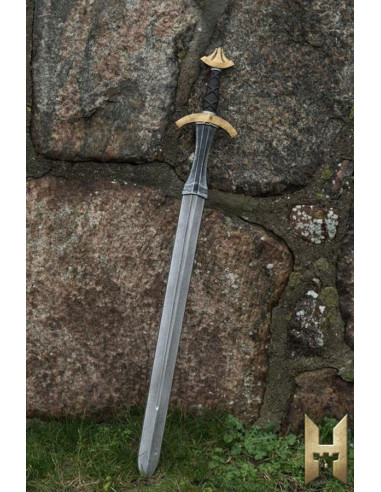 Einhändiges mittelalterliches Schwert Stronghold Serie, golden