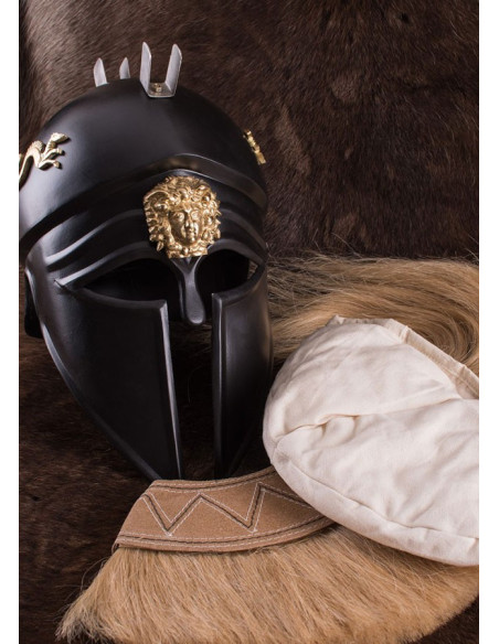 Italo-Korinthische helm met pluim, S...