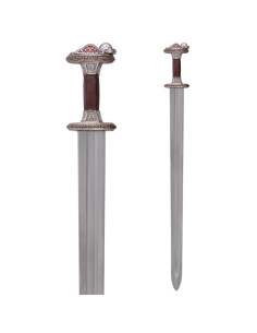 Espada sueca Era de Vendel, con vaina