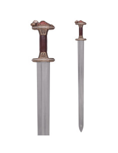 Svensk sværd i bronze Vendelæra, med skede
