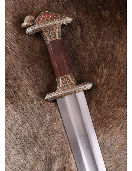 Espada sueca en bronce Era de Vendel,...