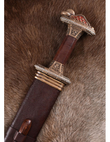 Espada sueca en bronce Era de Vendel,...