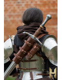 Espada medieval bastarda serie Stronghold 96 cm, color metal