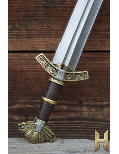 Vikingzwaard Dreki Stronghold serie 85cm, goudkleurig 2