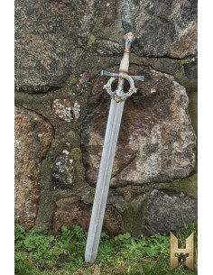 Stronghold noble serie sværd 96cm, elfenben farve