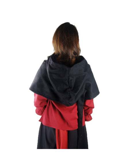 Gugel middelalderlig uld model Anita,...