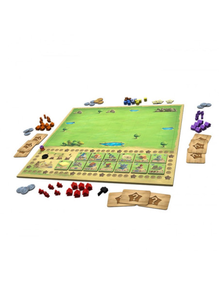 Little Town brætspil, på spansk Little Town brætspil, på spansk