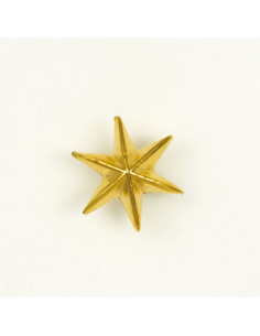 Estrella de 6 puntas metálica para uniforme