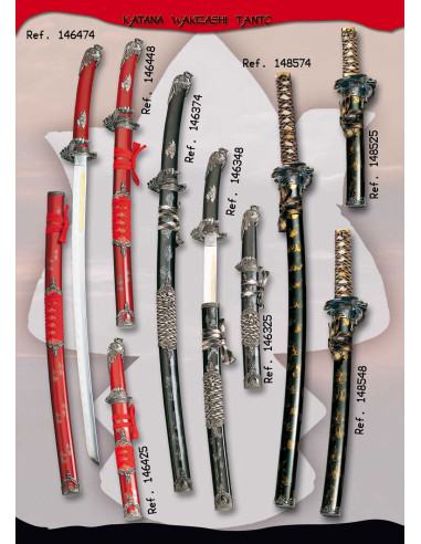 sort slange katana