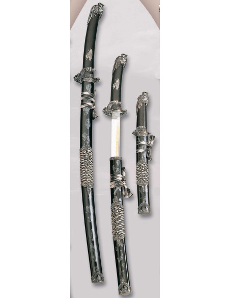 Wakizashi schwarze Schlange Wakizashi schwarze Schlange