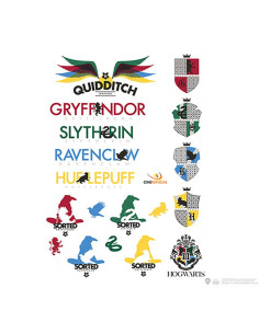 Sæt med 55 Harry Potter-klistermærker 2