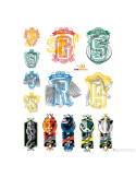 Conjunto de 55 pegatinas de Harry Potter