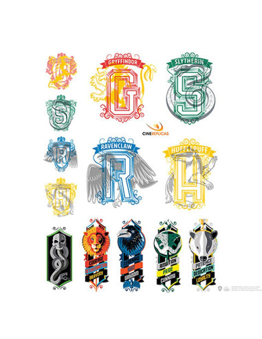 Conjunto de 55 pegatinas de Harry Potter
