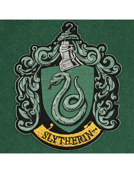 Wandbanner des Slytherin-Hauses,...
