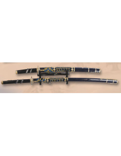 Armero mural para 2 katanas 2