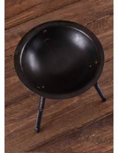 Håndsmedet skål til ild 2