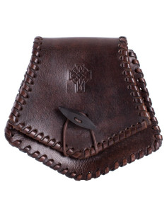Ledertasche mit keltischem Kreuz