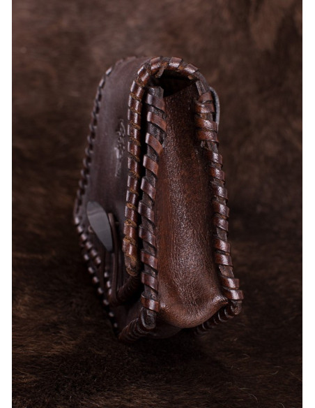 Ledertasche mit keltischem Kreuz