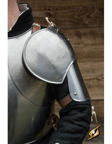 Fuld rustning af middelaldersoldat