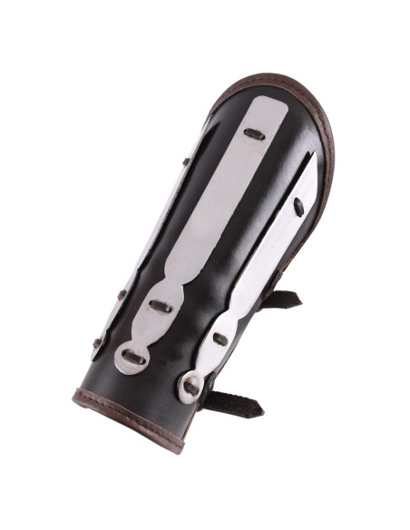 Metallverstärktes Lederarmband