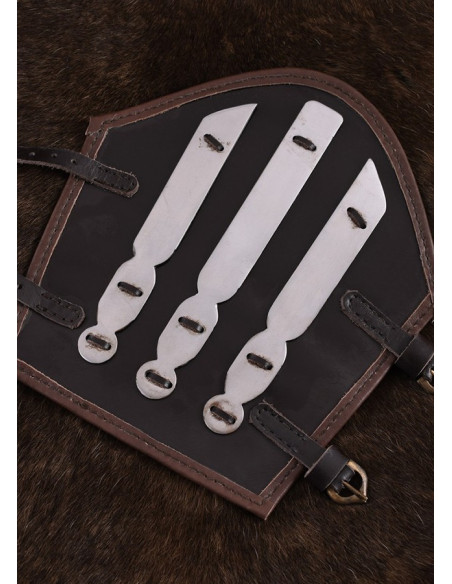 Metallverstärktes Lederarmband