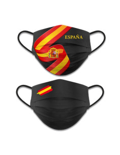 Accesorio facial reversible Nivel 3, Bandera Española