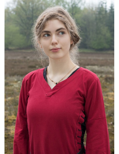 Åben middelalderkjole Bliaut Amal,...