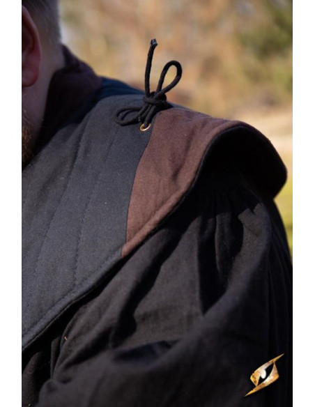 Gewatteerde middeleeuwse gorget,...