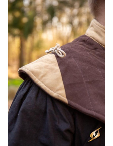 Gewatteerde middeleeuwse gorget,...