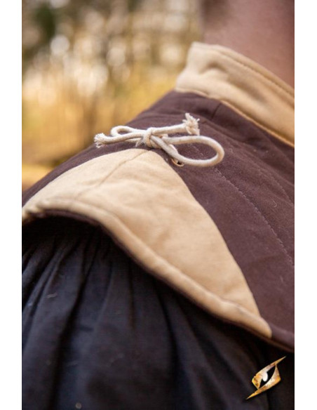 Gewatteerde middeleeuwse gorget,...