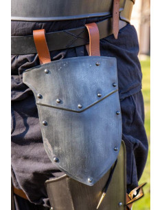 Warrior's middeleeuwse kwasten, zwarte afwerking