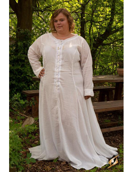 Isabel binnentuniek, naturel witte kleur