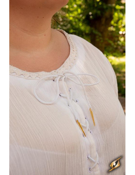 Isabel binnentuniek, naturel witte kleur