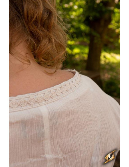 Isabel binnentuniek, naturel witte kleur