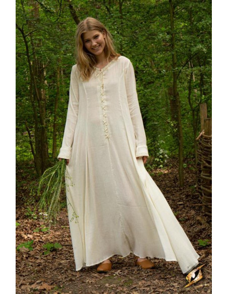 Isabel binnentuniek, naturel witte kleur