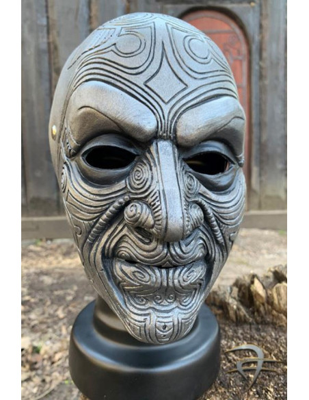 Máscara Moko en látex, LARP Máscara Moko en látex, LARP