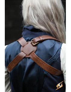 Schultertasche für Zauberstab, braune Farbe 2