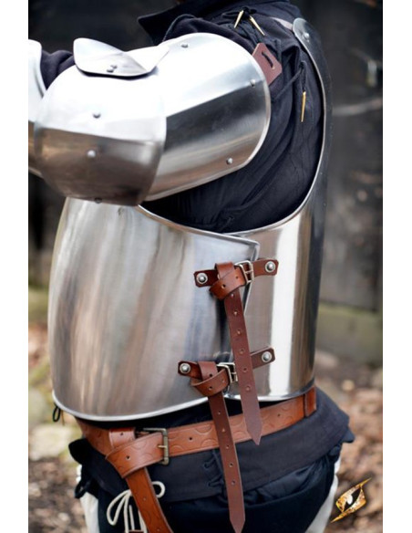 Medieval Squire brystplade, poleret...