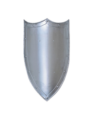 Escudo medieval liso a 3 puntas