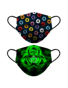 Accesorio facial reversible Nivel 3, Bio Hazard
