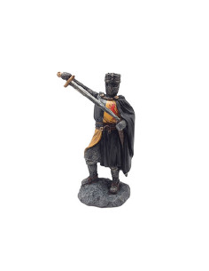 Engelsk kriger miniature beklædt sværd
