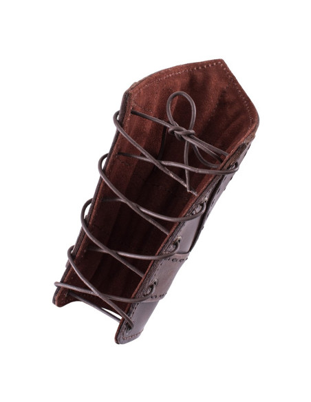 Gewatteerde middeleeuwse bracers, paar