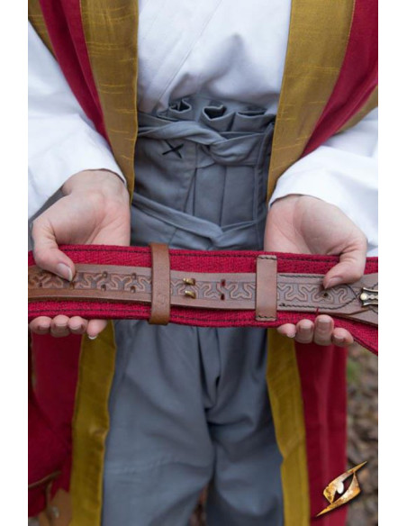 Japansk Samurai Bælte Beruto, rød og...