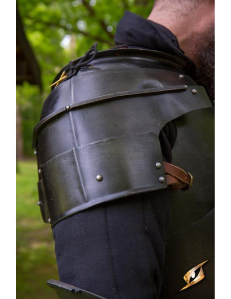 Hombreras medievales Milanesas, acero...