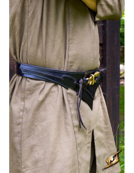 Dark Elves læderbælte, sort