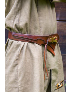 Leren riem Dark Elf, bruin 2