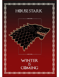 Estandarte Juego de Tronos House Stark (50x70 cms.)
